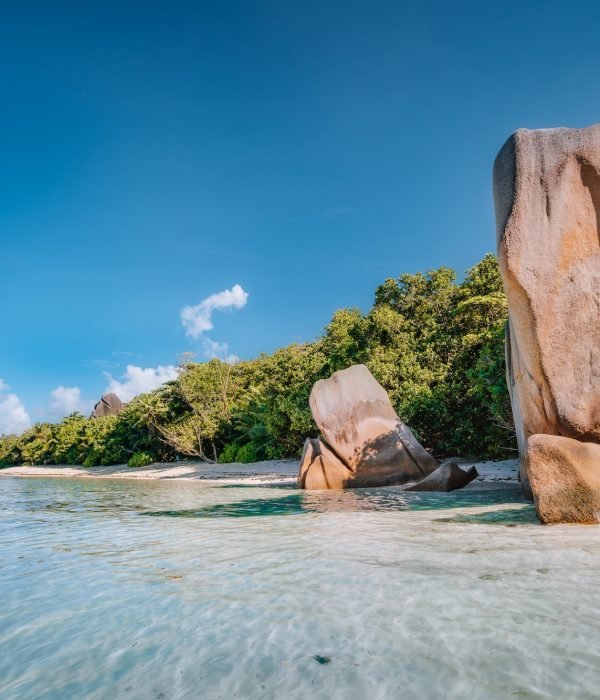 La Digue, Seychelles, Anse Source d'Argent, famous luxury travel vacation destination